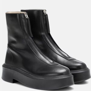 The Row Zipped Ankle Boot